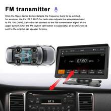 7 Inch Protable Apple Carplay Car Screen, Wireless Android Auto Dash Mount, Car GPS Navigation System With Mirror Link/Bluetooth/FM Transmitter/USB + 12LED Backup Camera - A - 查看 11
