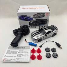 1:24 Scale Remote Control Drift Car, 2.4Ghz RC Toy With Lights, Tires And Obstacle Tools, Ideal Gift For Boys And Girls On Birthday, Halloween, Christmas, Thanksgiving - 20km/H High-Speed Drift Racing Car, 2-In-1 All-Terrain Off-Road Vehicle, Plastic RC Car With Drift Mode - Multiple Colors and Styles Of Drift Cars - View 15