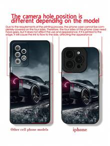 精密边缘黑色赛车图案喷绘防震手机壳，兼容 P14 Pro Max、P13、P11；卡通喷绘 P12 防震 XR 卡通 7/8 GES2 手机壳 XS；兼容 P15、P16、P16 Pro、Galaxy S24 A03s、A03 Core、A04、A12、A13、A14、A21s、A22、A23、A24、A32、A33、A34、A51、A52、A53、A54、A71、A72、A73、S20 FE、S21、S22、9、9A、10A、10C、Note 9、Note 10、Note 11、Note 12、12、12C - 彩色 - 查看 8