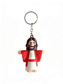 Easter Bunny Cartoon Character Keychain Pendant, Easter Gift Bag Charm Accessory - Multicolor - View 7