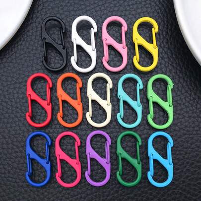 10pcs Snap Lobster Claw Keychain Clasps Clip Hook Trigger Spring Keyring Buckle For Keychains Bag Purse Handbag Collars Bags Charm