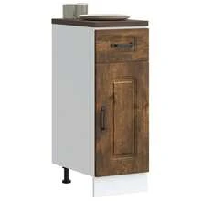 vidaXL Küchenunterschrank Kalmar Räuchereiche Holzwerkstoff - 黃色 - 查看 1