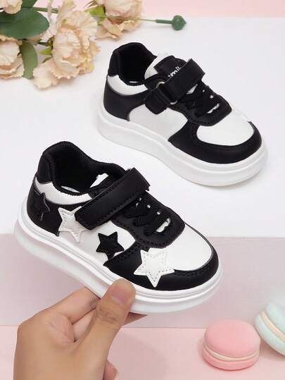 Kids' Soft Sole Versatile Sneakers, Fashion Girls' Skate Shoes, Boys' Casual Slip-On Shoes