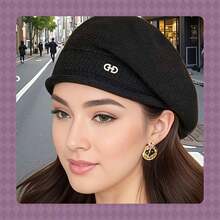 Eanie - Elastic Fit, SoUpgraded Thickened Lightweight Brimless Bft And Warm, Autumn And Winter Style Versatile Accessory, Suitable Cold Weather, Classic Design And High-Quality Stitching, Available In 2 Colors. Suitable As A Mother's Day, Music Festival Bonfire Party Halloween +1 Luck Enhancement, Printed Brimless Winter Hat, Hat, Seasonal Fashion, Outdoor Headwear, Breathable Material - 黑色 - 查看 4