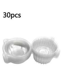 Hộp đựng bánh cupcake đơn bằng nhựa trong suốt hình vòm dùng một lần, 50 chiếc/30 chiếc/10 chiếc, hộp đựng bánh trái cây và món tráng miệng, lý tưởng cho các bữa tiệc hoặc đám cưới. - Nhiều màu - Xem 10