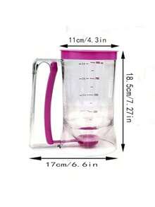 1pc Batter Dispenser, Cupcake Batter Divider, Hand-Held Batter Funnel Dispenser - Multicolor - View 3