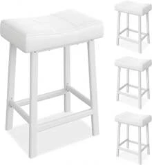 Barstools - White-4pcs - View 3