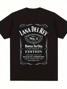 Nueva llegada, camiseta de manga corta con cuello redondo Y2k para hombres, ropa nueva en tops y camisetas, camiseta para hombres, camisetas 71004 - Negro 28 - Ver 1