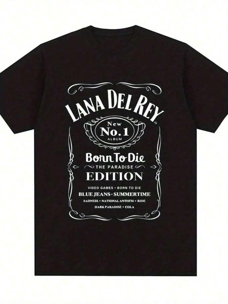Nueva llegada, camiseta de manga corta con cuello redondo Y2k para hombres, ropa nueva en tops y camisetas, camiseta para hombres, camisetas 71004 - Negro 28 - Ver 1