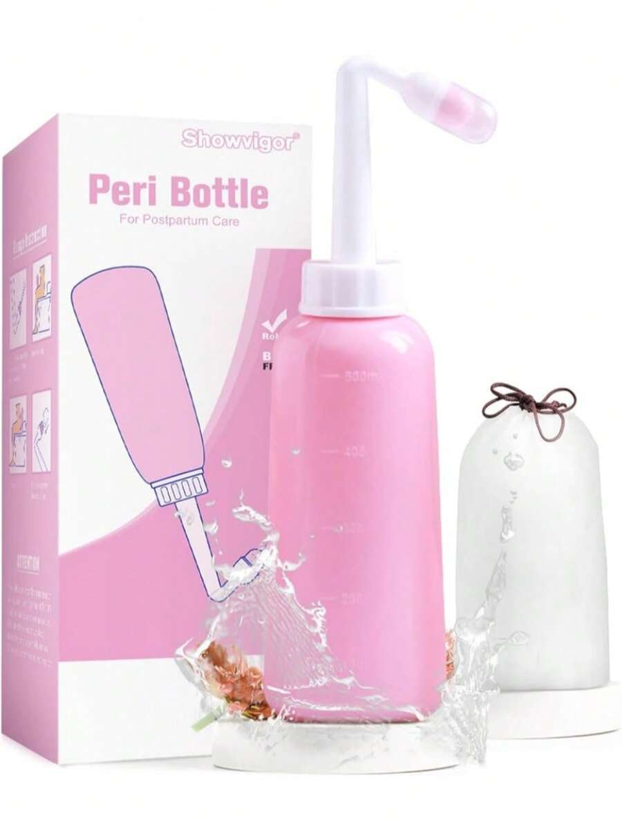 Reusable Perineal Irrigation Device, Female Intimate Care Cleansing, Portable Bidet Washing Tool - Multicolor - View 1