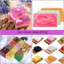 1个长方形硅胶皂模，带木盖和收纳盒，手工皂DIY工艺品和礼品制作硅胶皂模 - 多色 - 查看 6