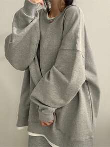 MOGAMY Women Sweatshirts - Gris - Ver 5