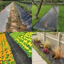 Barrier Fabric, Woven Geotextile Fabric, High Permeability Good For Blocker Gardening Mat, Driveway Fabric, Garden Control Cloth - 39.3 X 393.7 Inches / 100 X 1000 cm - View 7