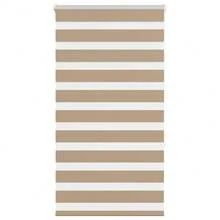 vidaXL Doppelrollo Sandbraun 70x150 Cm Stoffbreite 65,9 Cm Polyester - one-size - View 2