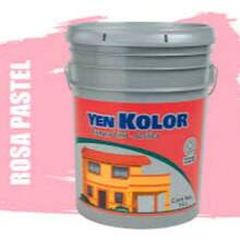 Pintura Vinil Acrílica Interiores Exteriores Yen Kolor Alta Cobertura Secado Rápido Acabado Uniforme Uso Residencial Comercial- ROSA MEXICANO / PASTEL - A - Ver 3
