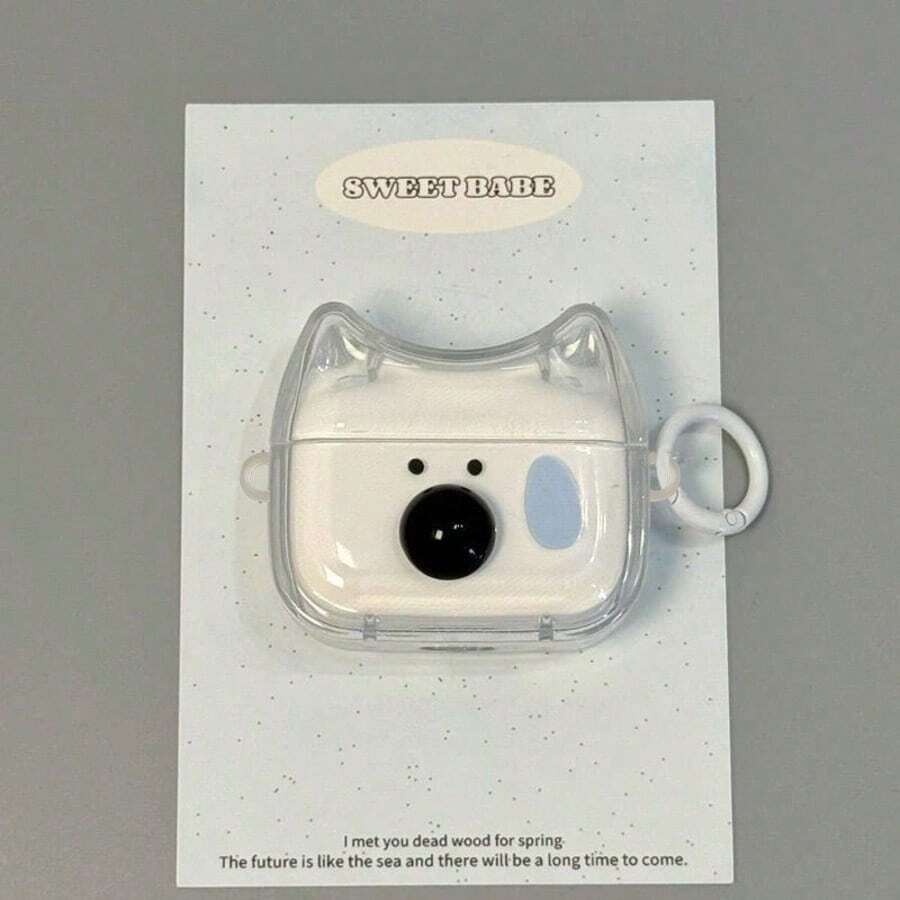 Sweat Bear Protective Case Suitable Compatible With Apple Wireless Charging Case, Anti-Scratch And Anti-Drop Protection - Clear - View 1