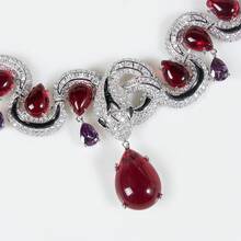 1 Set Damen Mode Schmuckset, Halskette, Ohrringe, Schlange, geeignet für Frauen/Braut/Brautjungfer/Urlaub/Party/Hochzeit/Bankett, Geschenk - Schmuckset - Übersicht 11