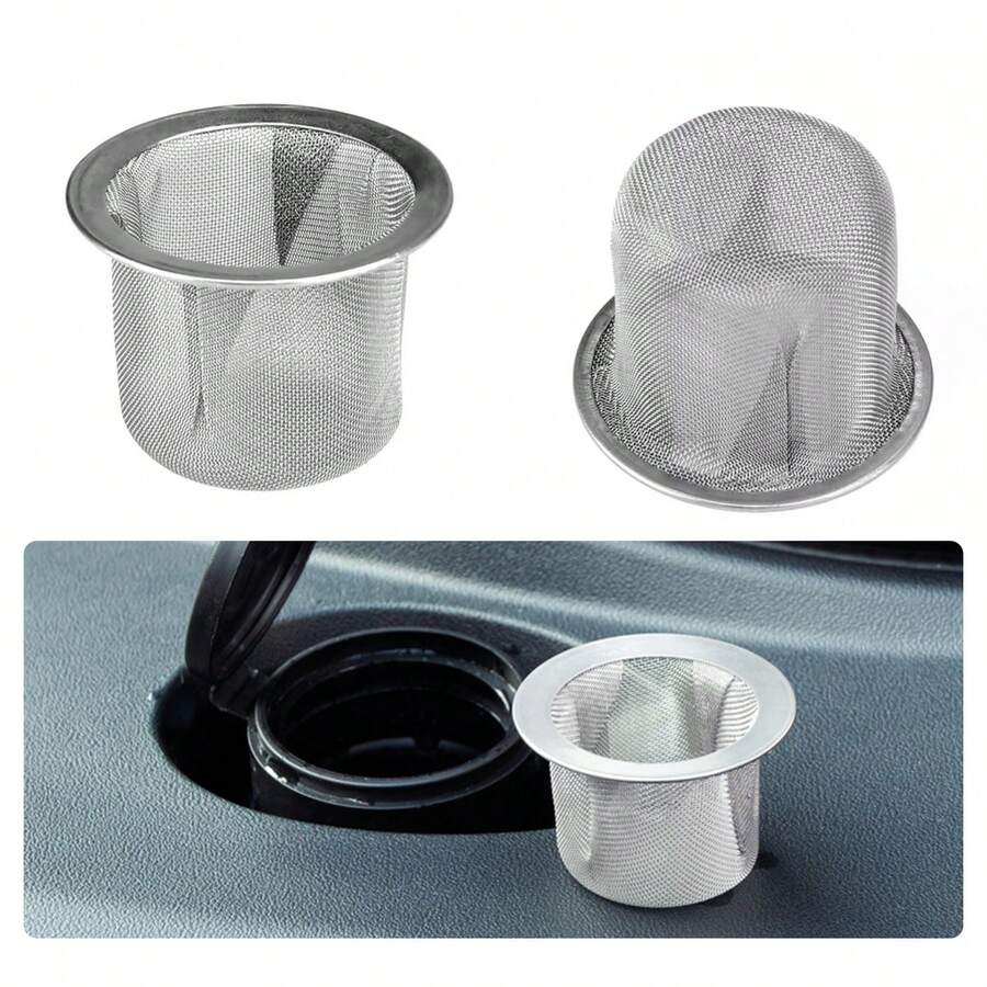 YSX Windshield Wiper Water Filter Net, Stainless Steel Funnel - A - View 1