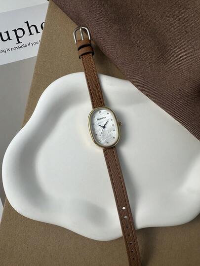 1pc Women's Retro Fashion Versatile Casual Watch, Suitable For Daily Wear