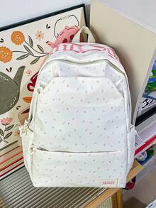 New Stylish High-Quality Large Capacity Multi-Function Elegant Travel Backpack, Suitable For Various Occasions, Autumn/Winter - Pink - View 7