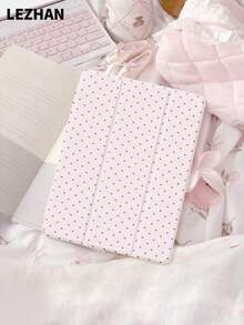 1 chiếc ốp bảo vệ máy tính bảng họa tiết chấm bi hồng dễ thương, tương thích với iPad (A16) 11 inch thế hệ thứ 11 năm 2023, tương thích với iPad thế hệ thứ 9/10 10.9 inch, Galaxy Tab S6 Lite 10.4, chống rơi, có khe cắm bút cảm ứng, hỗ trợ chế độ ngủ/thức, thích hợp làm quà tặng Giáng sinh, Halloween, quà tặng lãng mạn. - Nhiều màu - Xem 3