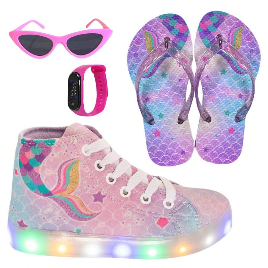 Kids Flats - 紫色 - 查看 1