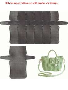 3pcs Plastic Mesh Sheets - Durable Plastic Mesh Sheets Template, Suitable For DIY Handbags, Wallets And Shopping Bags, Ideal For Crochet And Embroidery Projects, Essential For Handicrafts | Plastic Mesh Template | Durable Plastic Mesh, Plastic Canvas - Multicolor - View 11