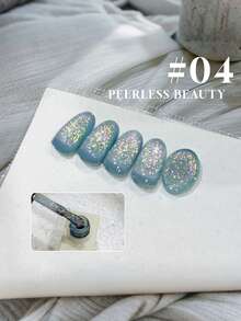 Miss Comoy 15ML 蛋白石闪粉指甲油，2026 新品畅销闪亮水钻指甲油 - 彩色 - 查看 15