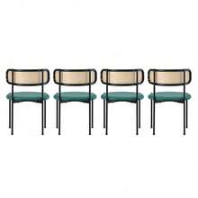 Dining Chairs - Green + Velvet-1 - View 7