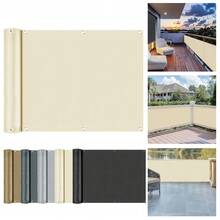 Polyester Rectangular Balcony Privacy Fence With Waterproof Design - Reinforced UV-Resistant Outdoor Screen For Patio And Deck, Easy Installation Garden Divider With Tie Ropes - Multicolor - View 15