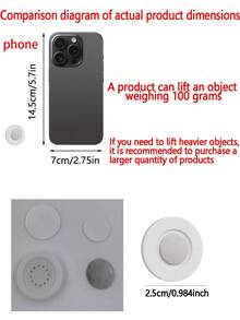 Soporte magnético para control remoto - Soporte magnético multifuncional, organizador de control remoto, montado en la pared, sin necesidad de perforar, montaje en pared de silicona (adecuado para controles remotos, gabinetes de TV, herramientas, etc.), diseño minimalista - multicolor - Ver 4