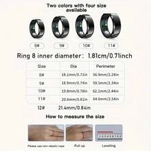 Smart Ring Fitness Tracker Workout Smart Ring, Steps, Distance, Sleep Tracking, Sports Tracking Device, Suitable For Men And Women - Silver - View 4