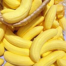 Nuevo juguete de estrés en forma de plátano, dispositivo de alivio de estrés de rebote lento para estudiantes, textura suave de plátano para apretar - Multicolor - Ver 5