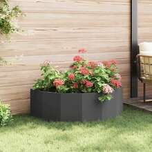 vidaXL Pflanzkübel Schwarz 120 X 60 X 35 Cm Stahl - A - Visualizzare 4