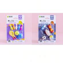 1set Creative 3D Cartoon Erasers | Fashionable & Cute Designs | Student Rewards & Back To School Essentials | Birthday Party Favors - Aircraft Series - View 8