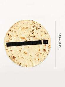 1pc Creative 3d Simulation Pancake Or Baked Cake Shaped Pencil Case,Funny Pancake Case Creative Pouch,Multi-Functional Use,Cute Multifunctional Storage Bag, Pencil Bag, Back To School,Back To School,School Supplies - Single Piece - View 2