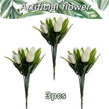 1 باقة من 6 زهور زنبق صناعية مصغرة، طول 19 سم/7.4 بوصة، نباتات صناعية واقعية، زهور اصطناعية، ديكور زهري واقعي، مصنوعة من مادة البولي إيثيلين، مناسبة لديكور حفل التخرج، أعمال فنية نباتية، ديكور الغرف، ديكور طاولات، ديكور داخلي، ديكور غرفة الطالب/المكتب، ديكور حفلات خارجية وأعياد الميلاد، ديكور مدخل المنزل والفندق والمطعم وغرفة المعيشة وغرفة النوم والمطبخ والحديقة، ديكور عيد الفصح، ديكور مركزي لطاولة الطعام في المناسبات - متعدد الألوان - مشاهدة 20