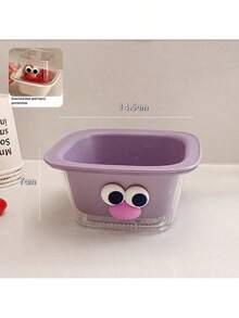 1pc Cute Dopamine Dual Layer Plastic Fruit & Vegetable Washing Colander, 2-In-1 Thickened Kitchen Cleaning Basket - Multicolor - View 11