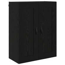 vidaXL Highboard In Schwarzeichen-Optik, 69,5 X 34 X 180 Cm, Holzwerkstoff - Schwarz - Übersicht 7