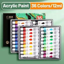 12ml/0.42oz Acrylic Paint Set, Suitable For Paper, Wood, Canvas, Rock, Ceramic, Fabric, DIY Acrylic Painting Tools Kit - Acrylic Paint - View 11