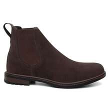 Combo Chelsea Boot, Men's Suede Ankle Boot, 100% Comfortable For Everyday Work. - 靴子=棕色鞋 - 查看 3