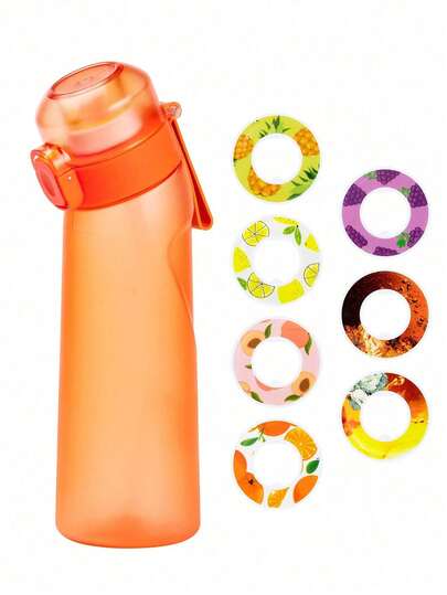 1pc Scented Water Bottle Set, Includes 1 Random Flavor Drinking Bottle, Suitable For Gym, School Use