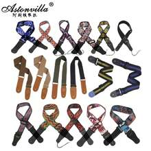 Correa de guitarra, cinturones de guitarra multicolores con paleta de guitarra, abrazadera ajustable para guitarra de madera/clásica/eléctrica, bajo, ukelele 2QEA - Correa estilo 4 - Ver 1