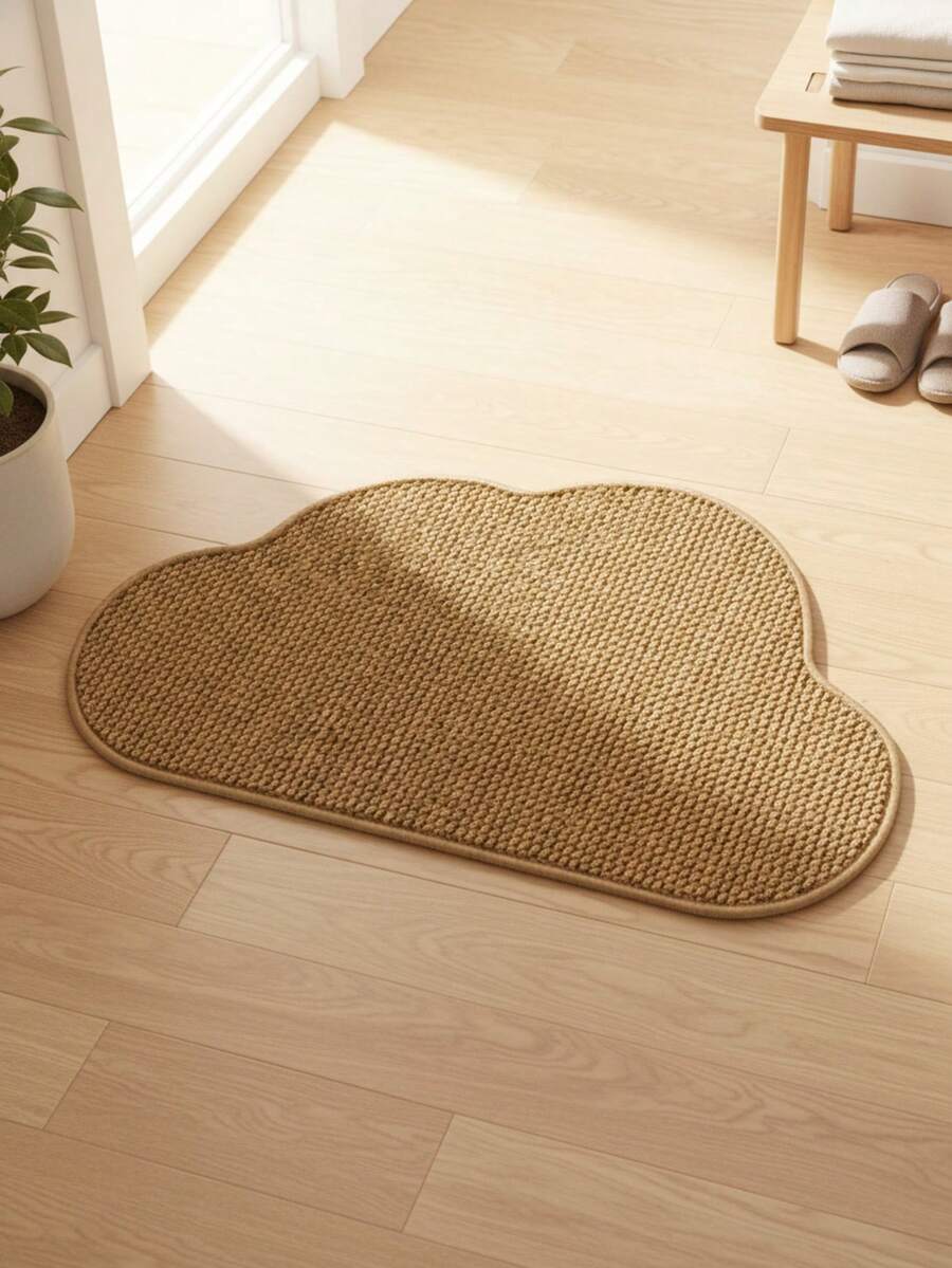 1pc Polyester Doormat, Machine Washable, Pineapple Design, Pet Friendly, Scratch Resistant, Suitable For Entryway, Patio, Modern Decor, Shoe Mat, Doormat, Small Rug, Welcome Mat, Carpet, Floor Mat, Outdoor Doormat, Kitchen Rug, Home Decor, Front Door Mat, Area Rug, Outdoor Mat, Home Decoration, Area Carpet, Garden Rug, Washable Carpet - Multicolor - View 1