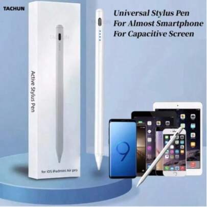 Apple Pencil Compatible Fast Charging Stylus Pen, High Precision Capacitive Stylus Pen Compatible With IPad/Android/Microsoft Tablets, Includes Replacement Nibs And Charging Cable Gifts For Mother, Family, Friends, Kids, Birthday, Holiday