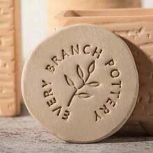 1 PC 30MM Pottery Stamp For Clay,Custom Pottery Stamp, Ceramics Stamp ,Clay Signature | Pottery Stamp, Personalized Clay Stamp ,Soap Stamp - 30mm Circle - View 4