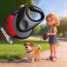 可伸缩狗绳，自动宠物牵引绳，遛狗专用，防勒颈免手持狗绳 - 彩色 - 查看 10