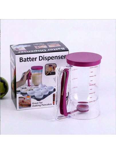 1pc Batter Dispenser, Cupcake Batter Divider, Hand-Held Batter Funnel Dispenser