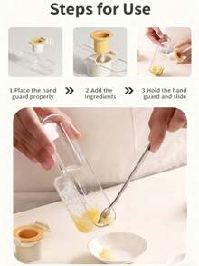 1 pieza Rallador de ajo práctico 3 en 1 con rebanador, recipiente mini picador, preparación de ensaladas de cocina, regalo de Año Nuevo - Multicolor - Ver 4