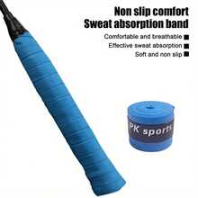 1pc/2pcs Badminton Racket Grip Tape, Professional Upgrade Accessory To Enhance Grip Feel And Control. Embossed Surface Design Effectively Increases Friction, Preventing Slippage Even When Hands Are Sweaty. - Multicolor - View 10